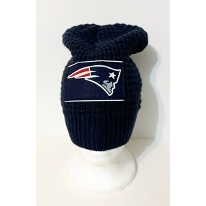 New England Patriots Knit Hat, Blue, Stitched Team Logo, NEW, One Size Fits Most